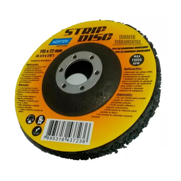 DiscoStripDiscPretoTiraTinta115x22MM